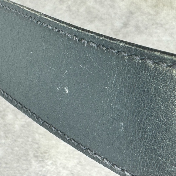 Gucci Vintage Reversible Leather Belt Dual Tone Buckle Small 2/4 - Picture 11 of 12
